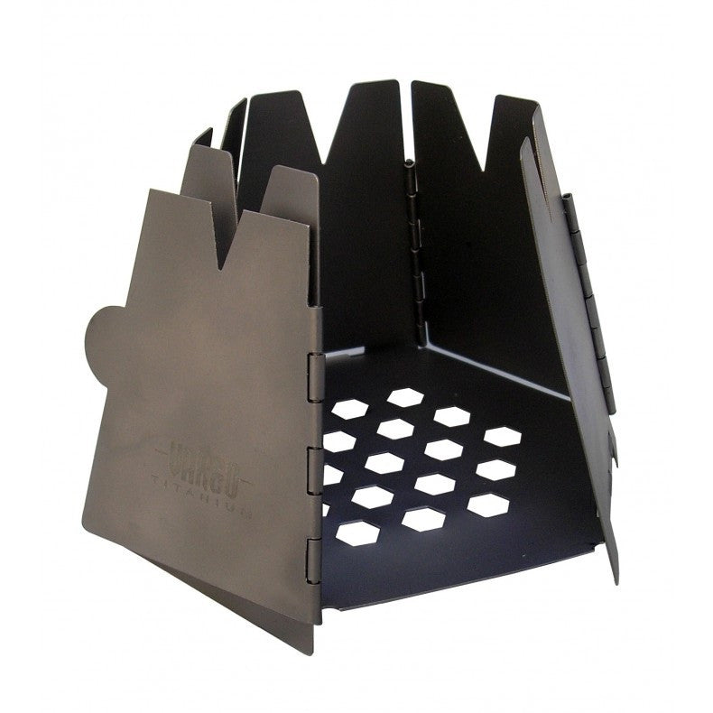 Vargo Hexagon Wood Stove Open