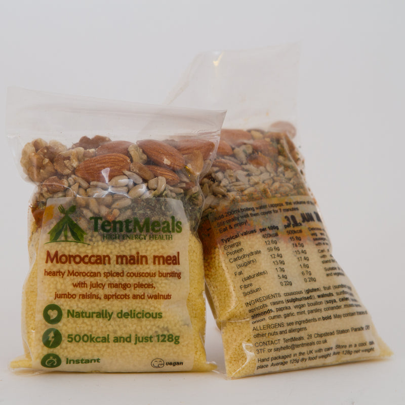 TentMeals Moroccan mango main meal - 500 kcal
