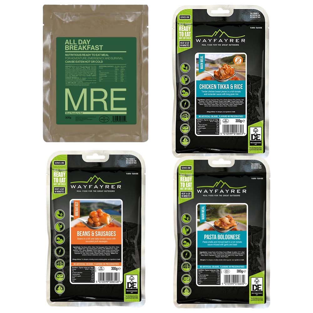 Expedition Rations DofE Wet Expedition Food Ration Pack - Silver