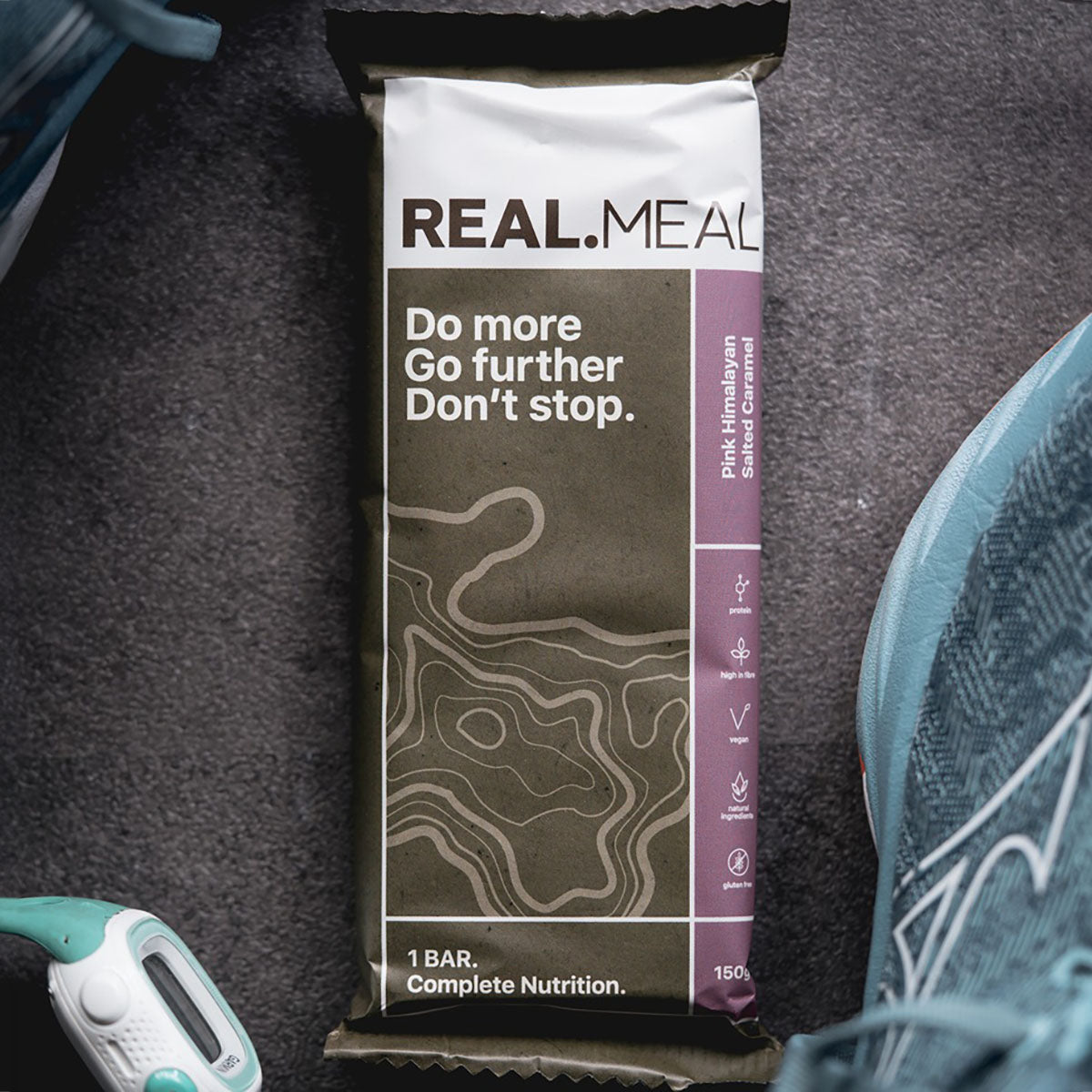 Real Meal Pink Himalayan Salted Caramel Bar