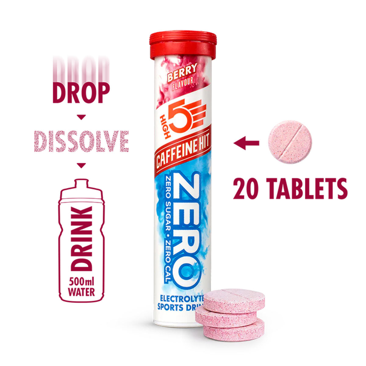 HIGH5 Zero Caffeine Hit | Berry
