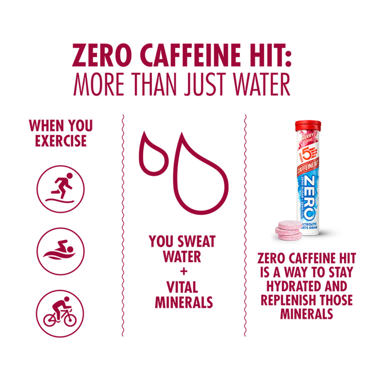 HIGH5 Zero Caffeine Hit | Berry