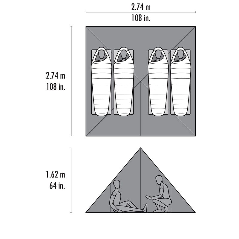 msr front range tarp MSR Front Range™ 4 Person Ultralight Tarp Shelter