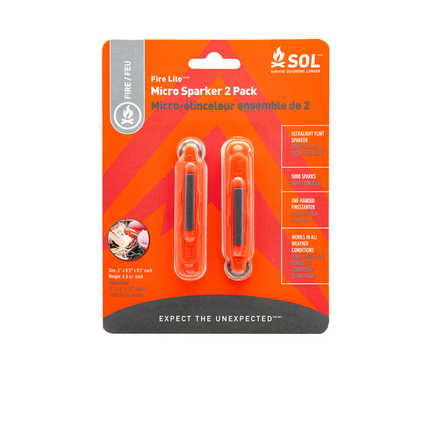 SOL Fire Lite Micro Sparker (2 Pack)