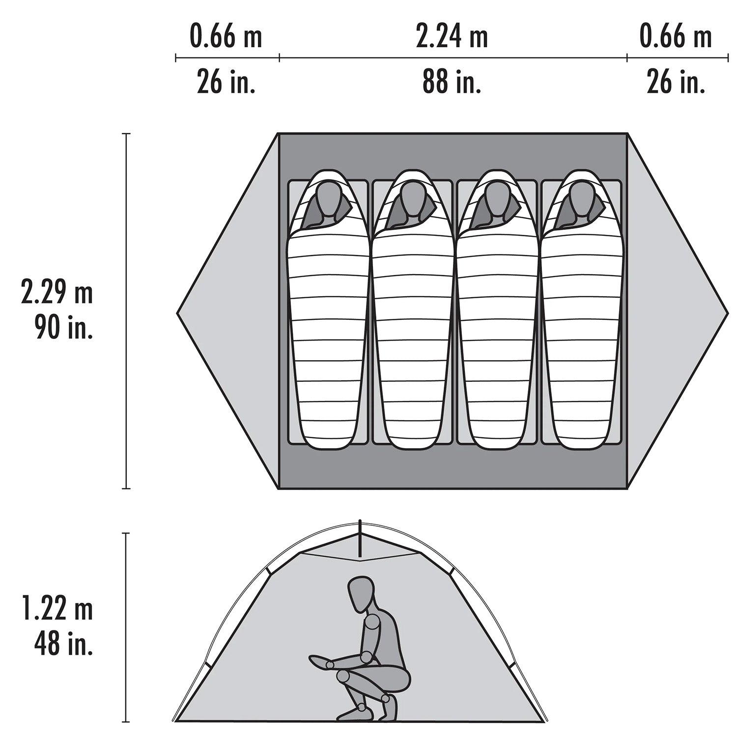 MSR Elixir 4-Person Backpacking Tent