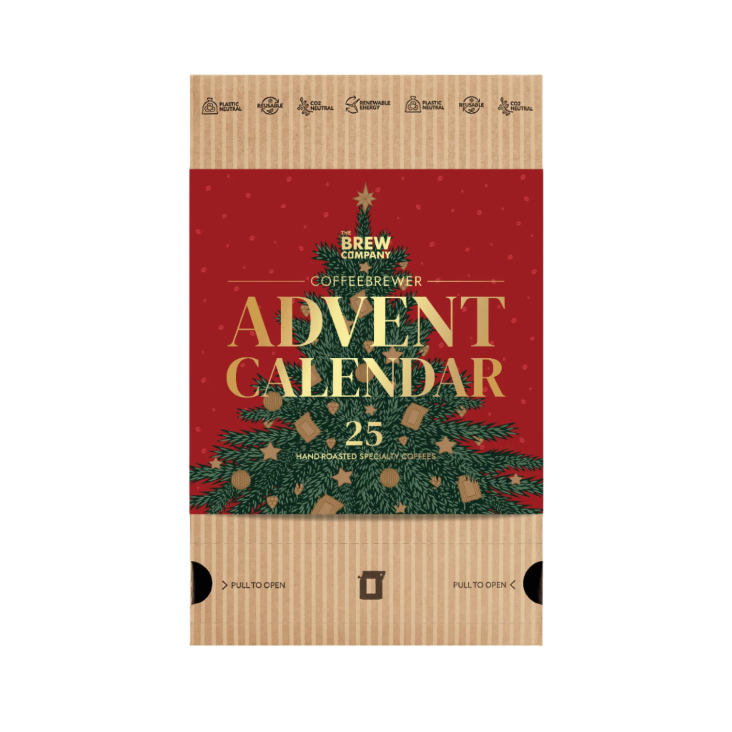 The Brew Company Festive Red Coffee Advent Calendar