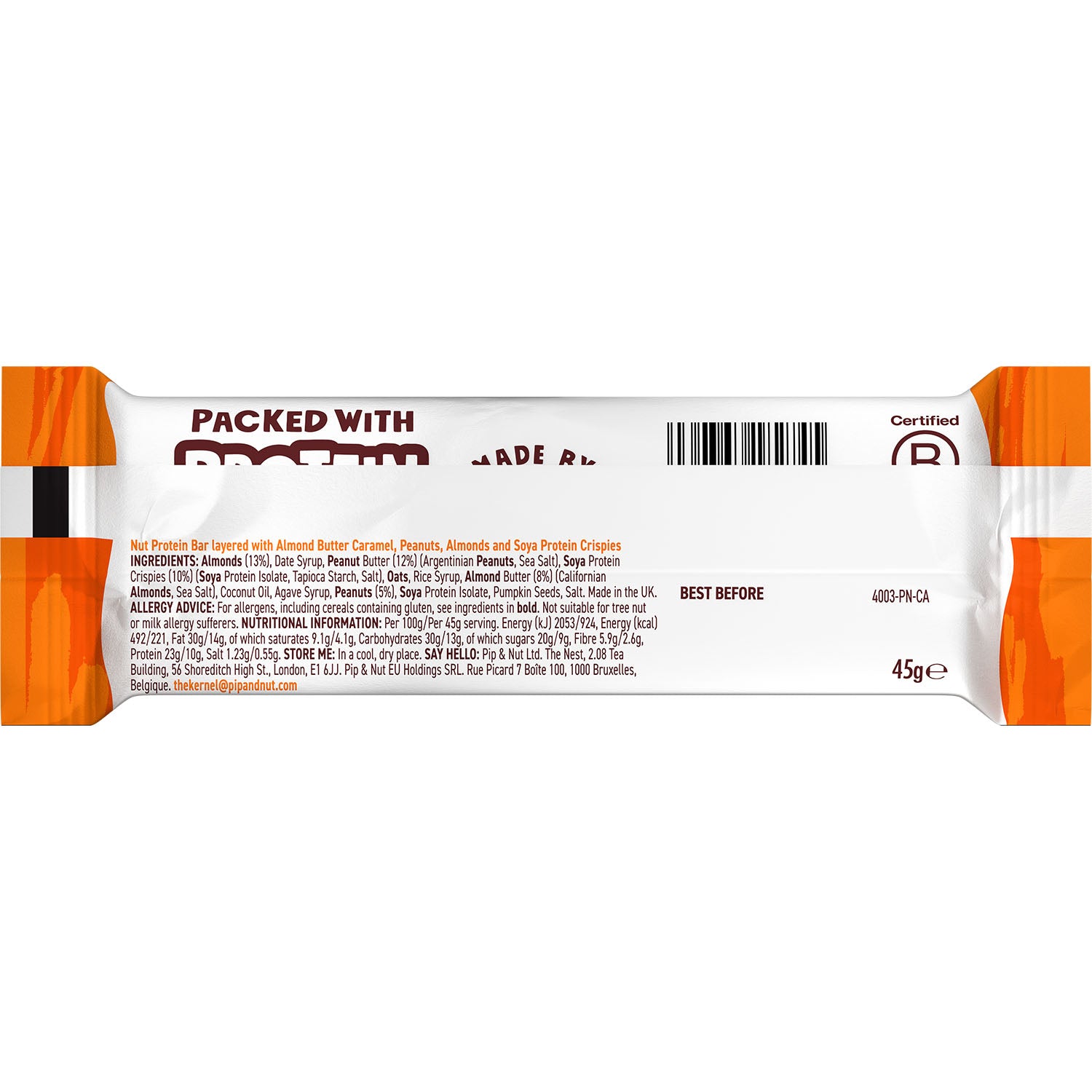 Pip & Nut Caramel Almond Protein Bar