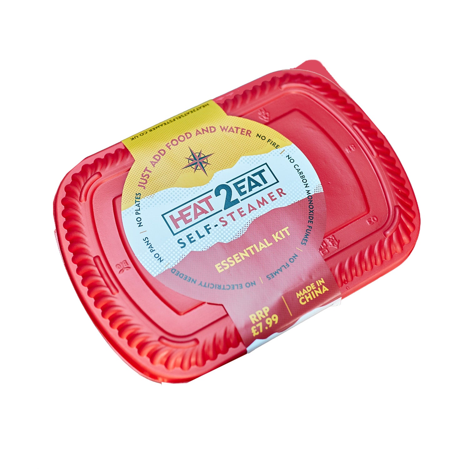 Heat2Eat Medium Reusable Plastic Self-Steamers | Inc. 2 HeatStones