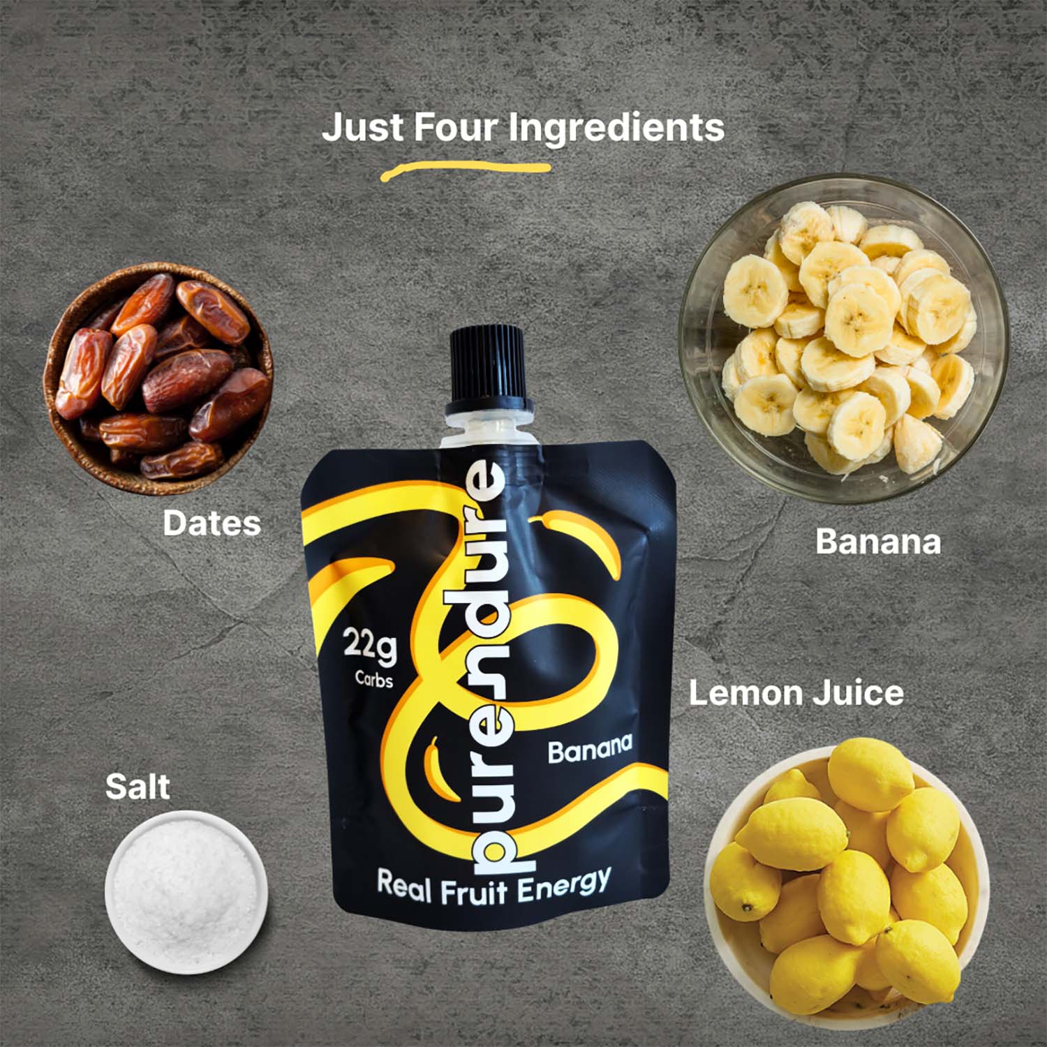 Purendure Banana Natural Energy Gel ** BBE Dec 25 **