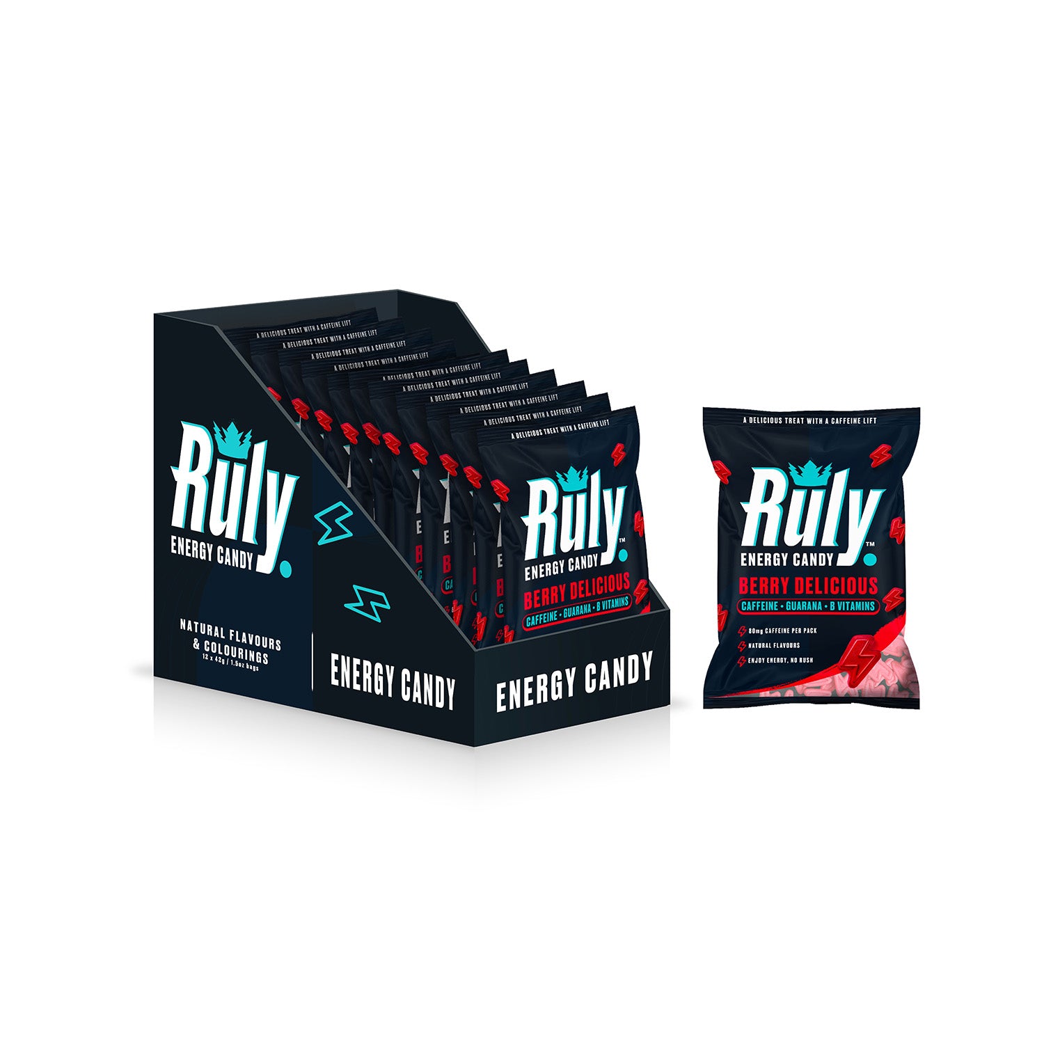 Ruly Energy Sweets | Red Berry Caffeine