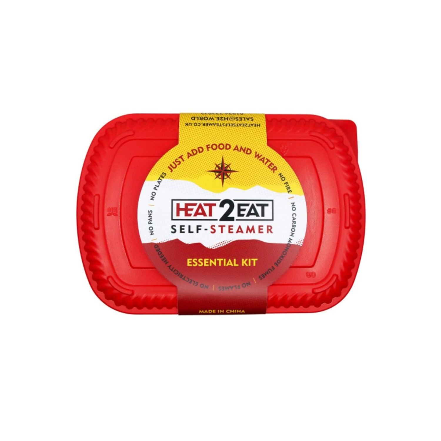 Heat2Eat Medium Reusable Plastic Self-Steamers | Inc. 2 HeatStones