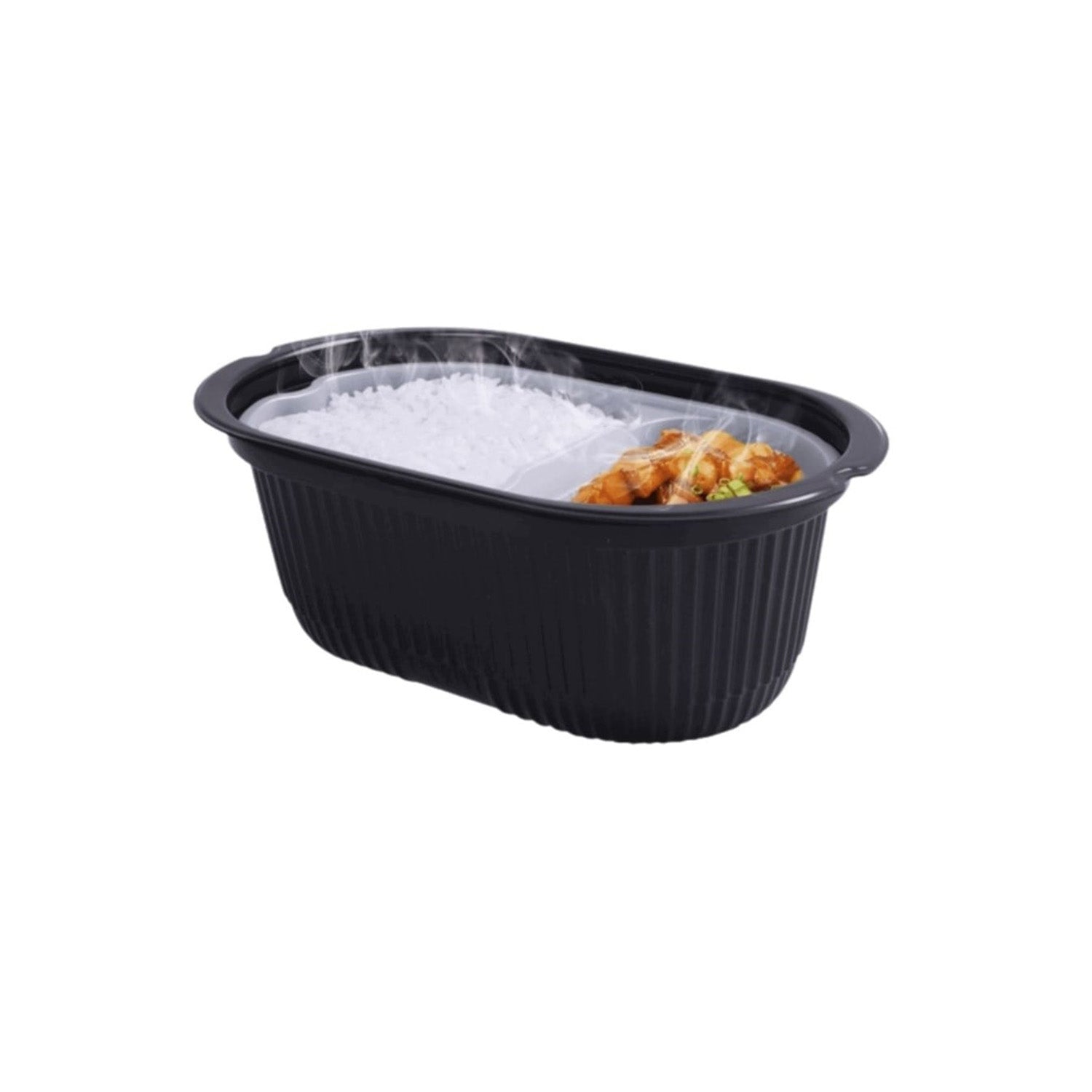 Heat2Eat Small Reusable Plastic Self-Steamers | Inc. 2 HeatStones