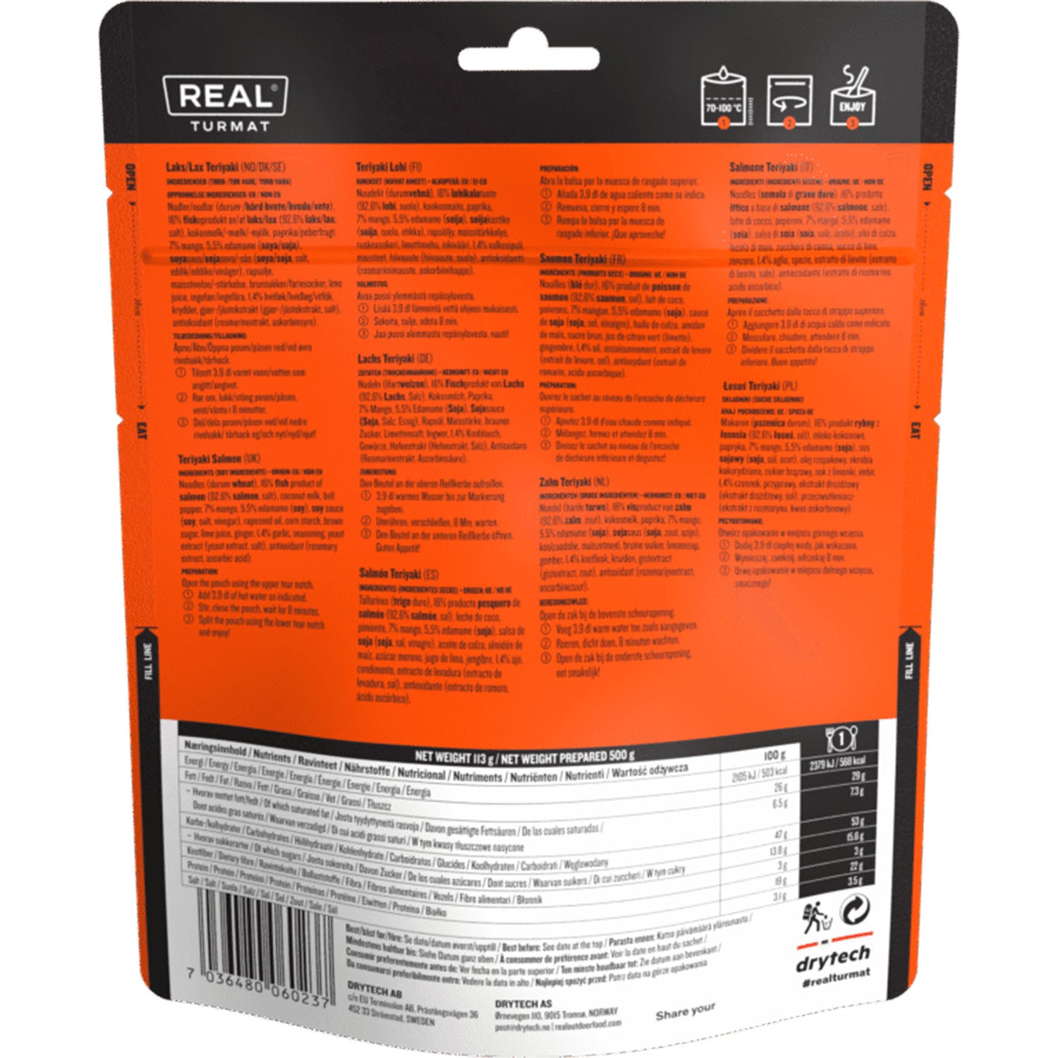 Real Turmat Teriyaki Salmon