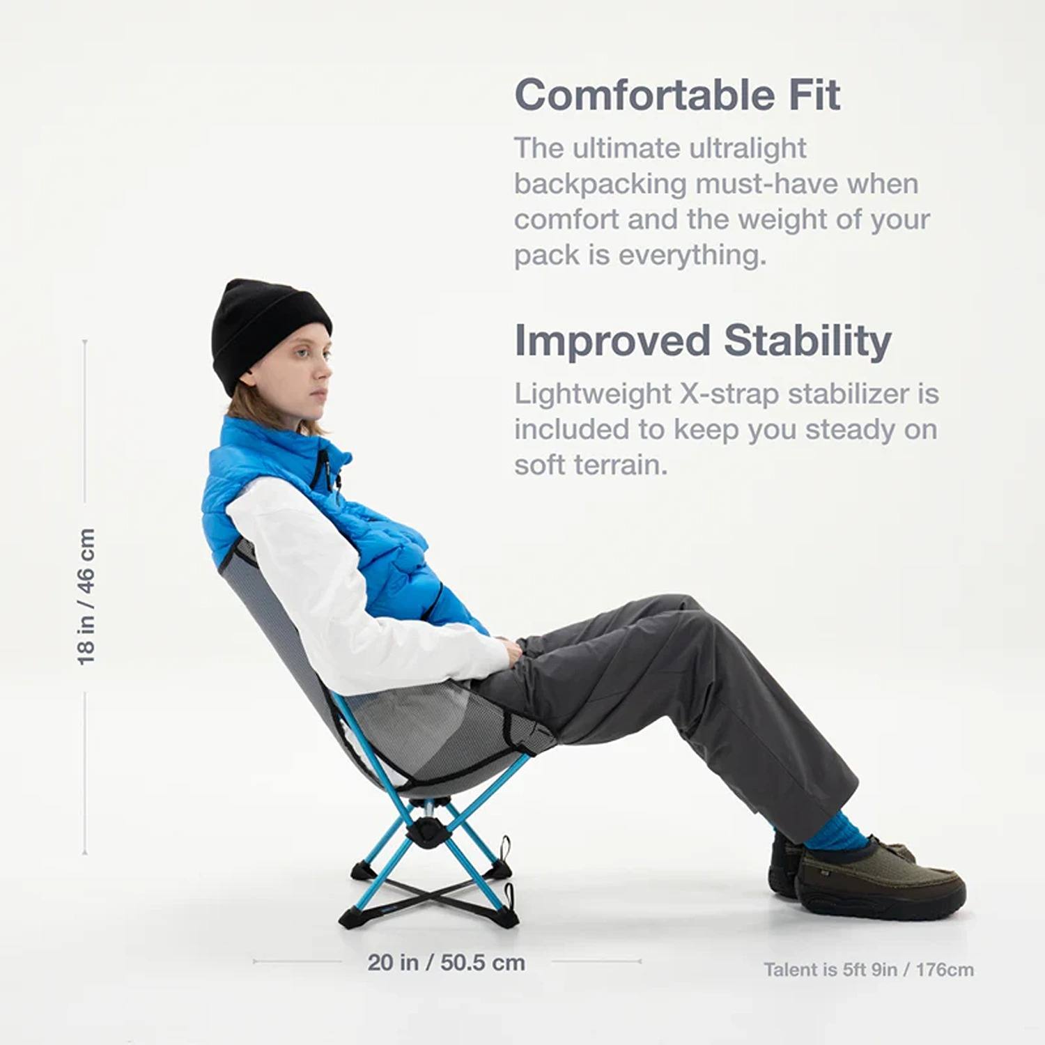 Helinox Chair Zero LT | Ultralight Camping Chair 494g | GhostGrid