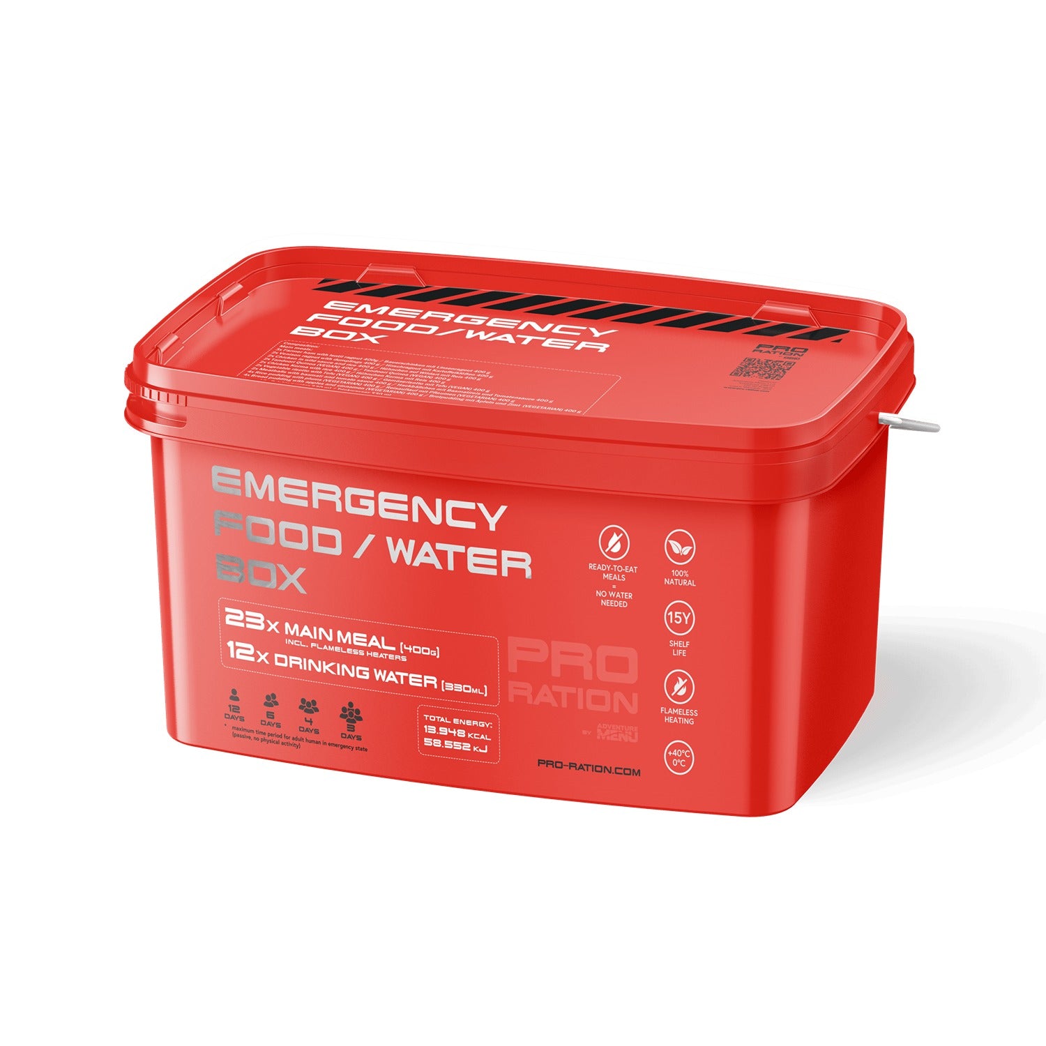 Pro Ration Emergency Food/Water Box