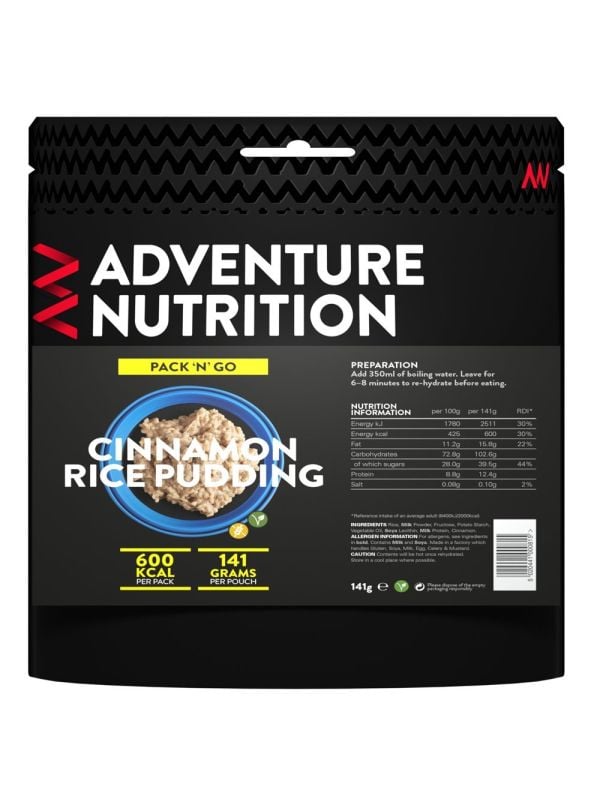 Adventure Nutrition Pack 'N' Go Rice Pudding & Cinnamon