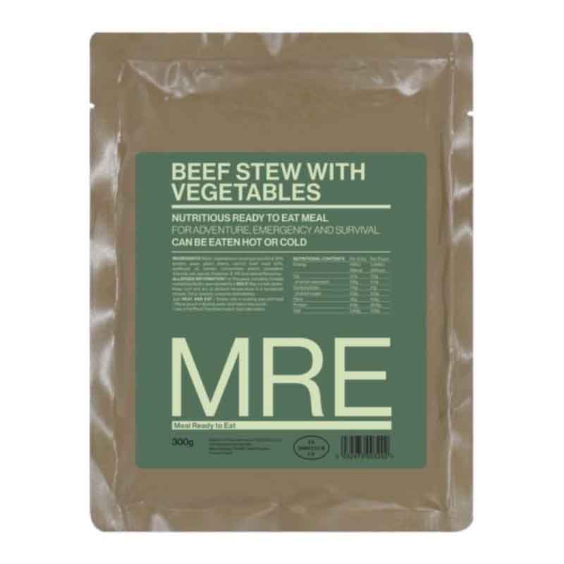 MRE Beef Stew & Vegetables
