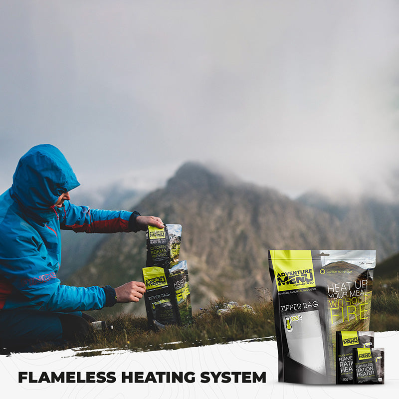 Adventure Menu Flameless Heater ALL IN (3x30g + 2x60g + zipper)