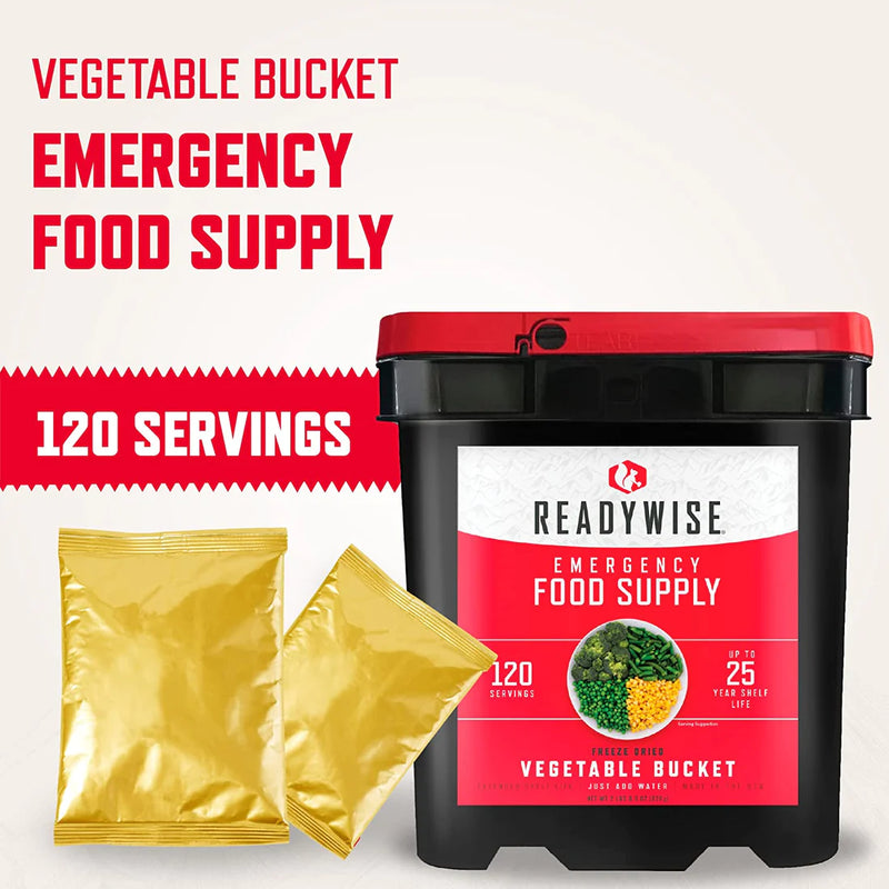 ReadyWise Freeze Dried Vegetable Bucket