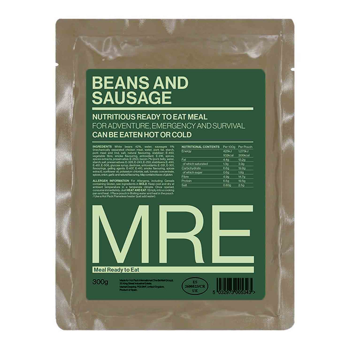 MRE Beans And Sausage
