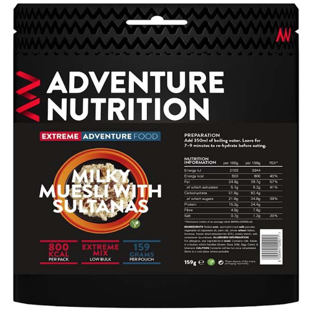 Extreme Adventure Food Healthy Fruit Muesli - 800Kcal