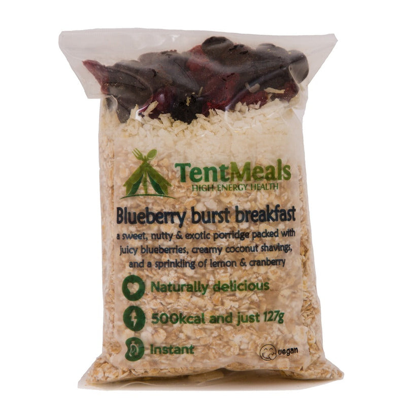 *** SALE*** TentMeals Blueberry burst breakfast - 500 kcal BBE MAY 2024