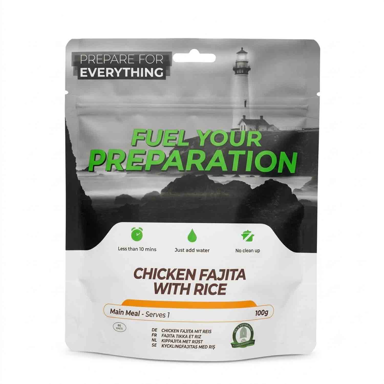 Fuel Your Prep Chicken Fajita with Rice (Halal)