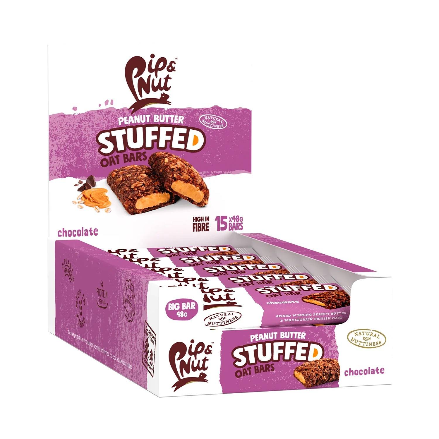 Pip & Nut Peanut Butter Stuffed Chocolate Oat Bar