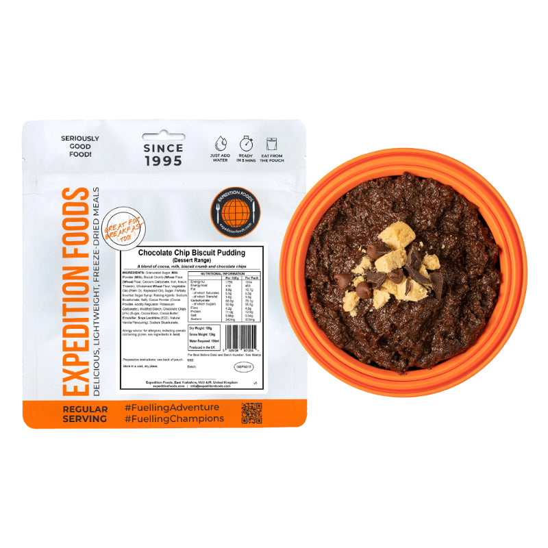 Expedition Foods Chocolate Chip Biscuit Pudding