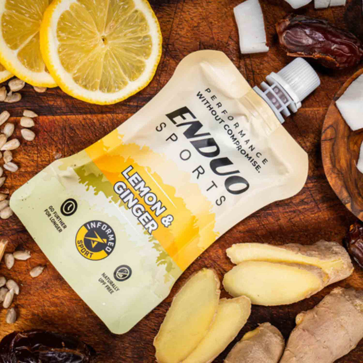 Enduo Sports Lemon & Ginger Energy Pouch