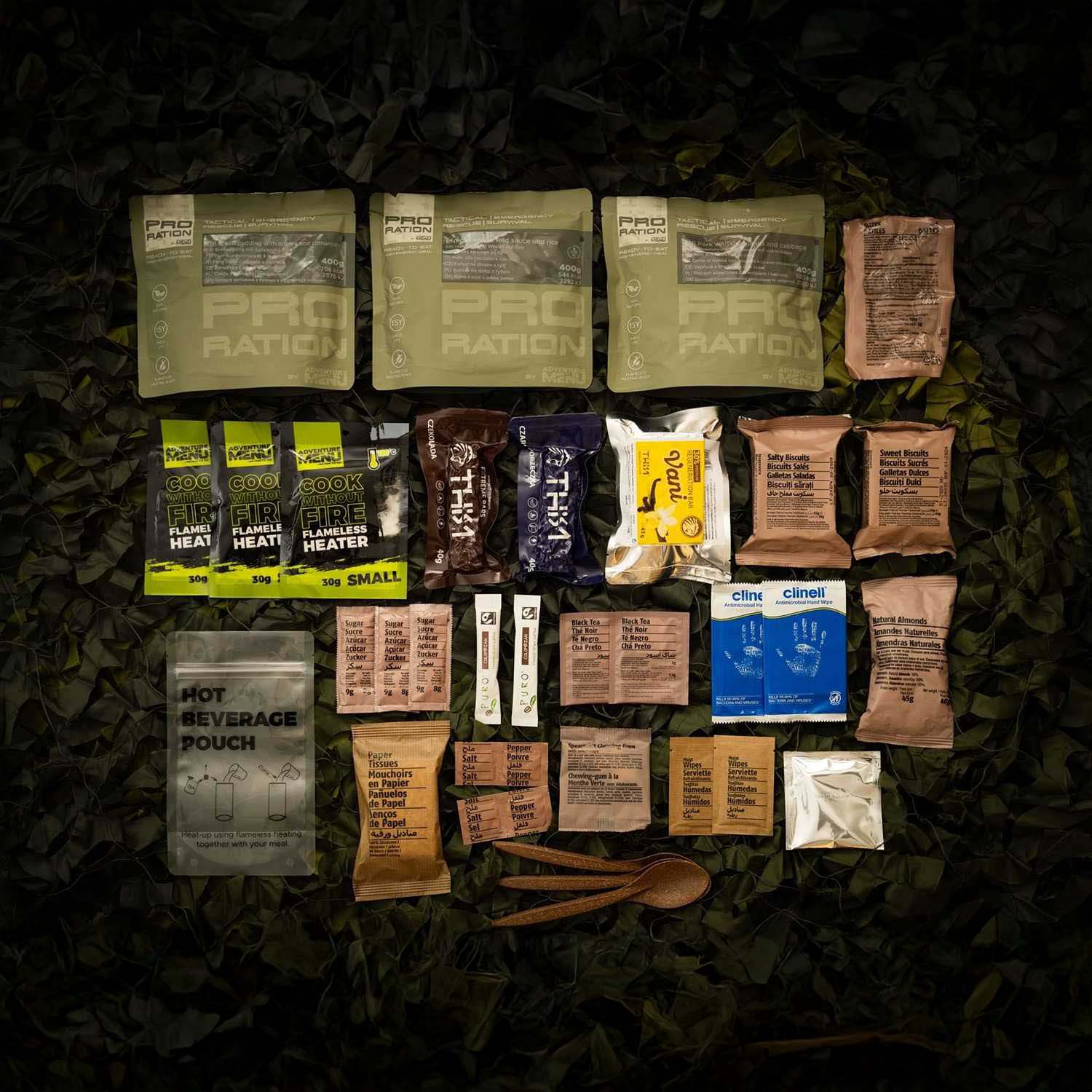 Pro Ration Ultimate Tactical Ration Full-Day Menu I