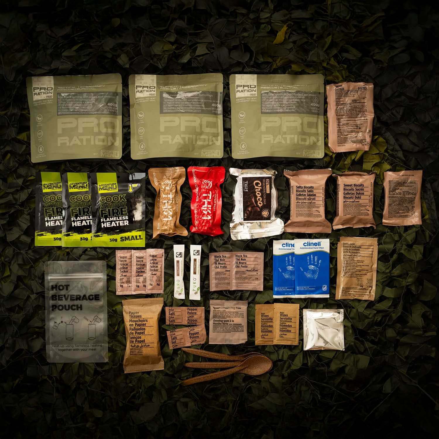 Pro Ration Ultimate Tactical Ration Full-Day Menu II