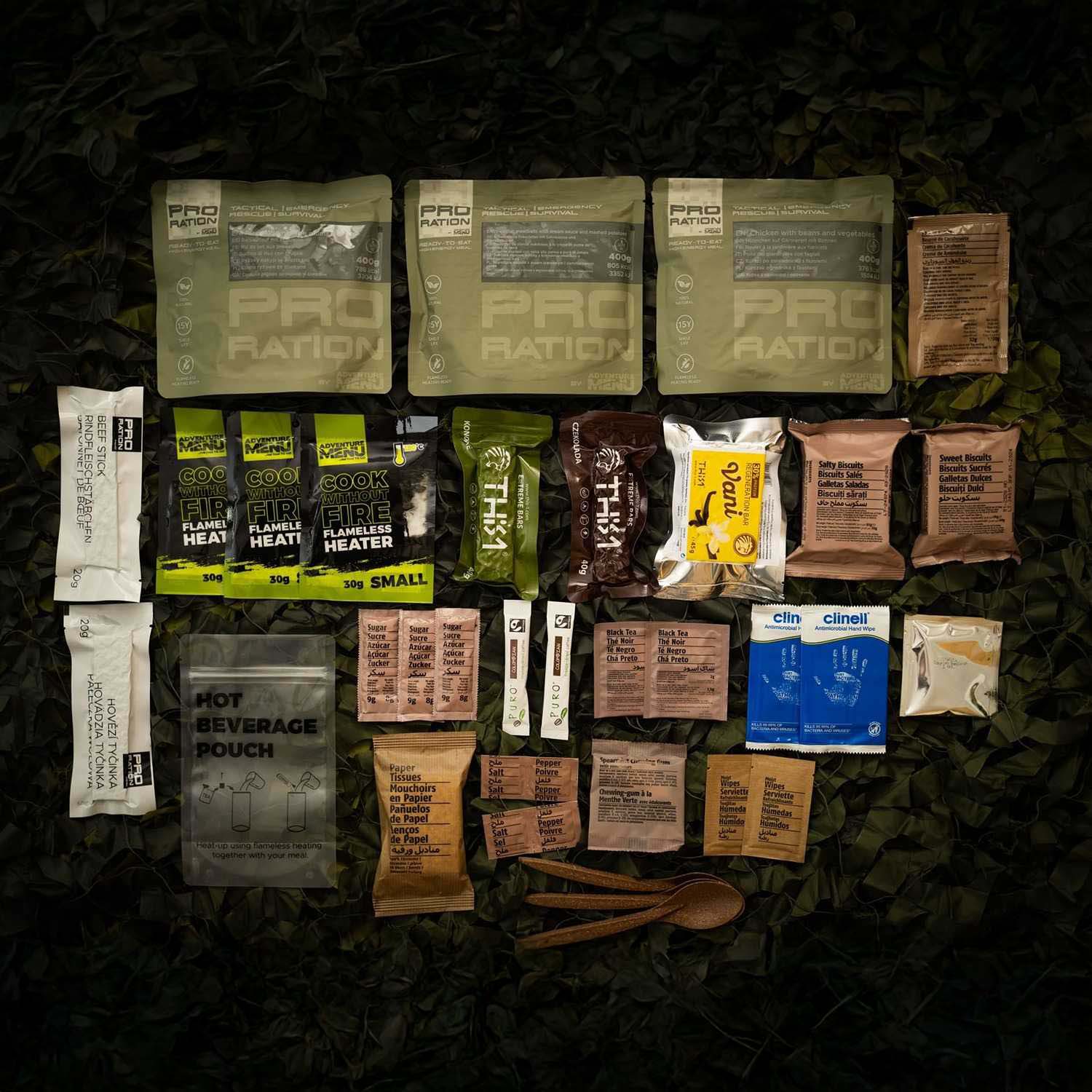 Pro Ration Ultimate Tactical Ration Full-Day Menu V