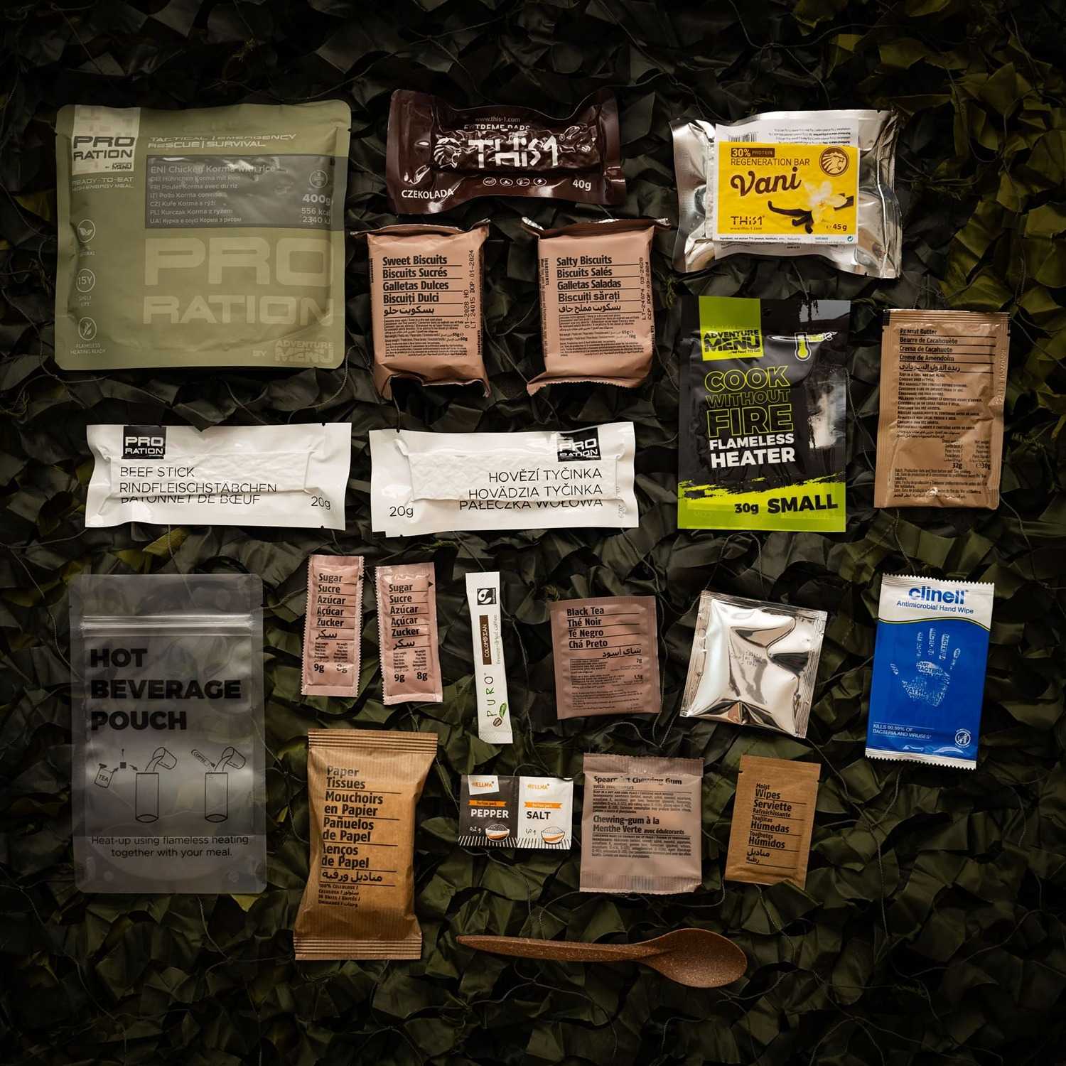 Pro Ration Ultimate Tactical Ration Half-Day Menu I