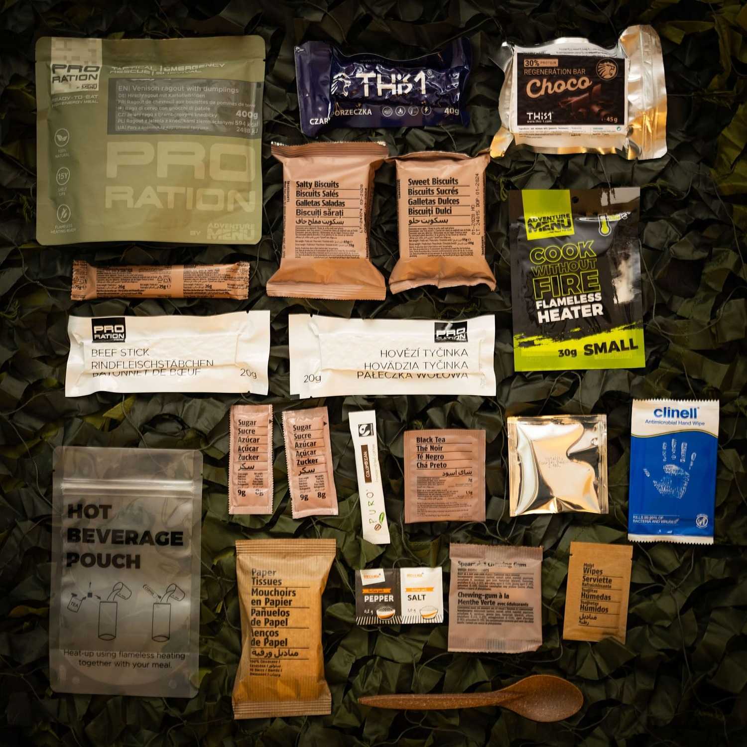 Pro Ration Ultimate Tactical Ration Half-Day Menu IV