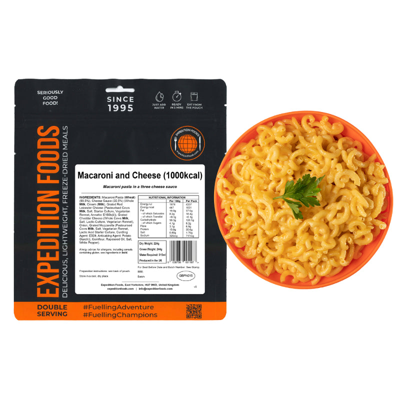 Expedition Foods Macaroni and Cheese (1000Kcal)