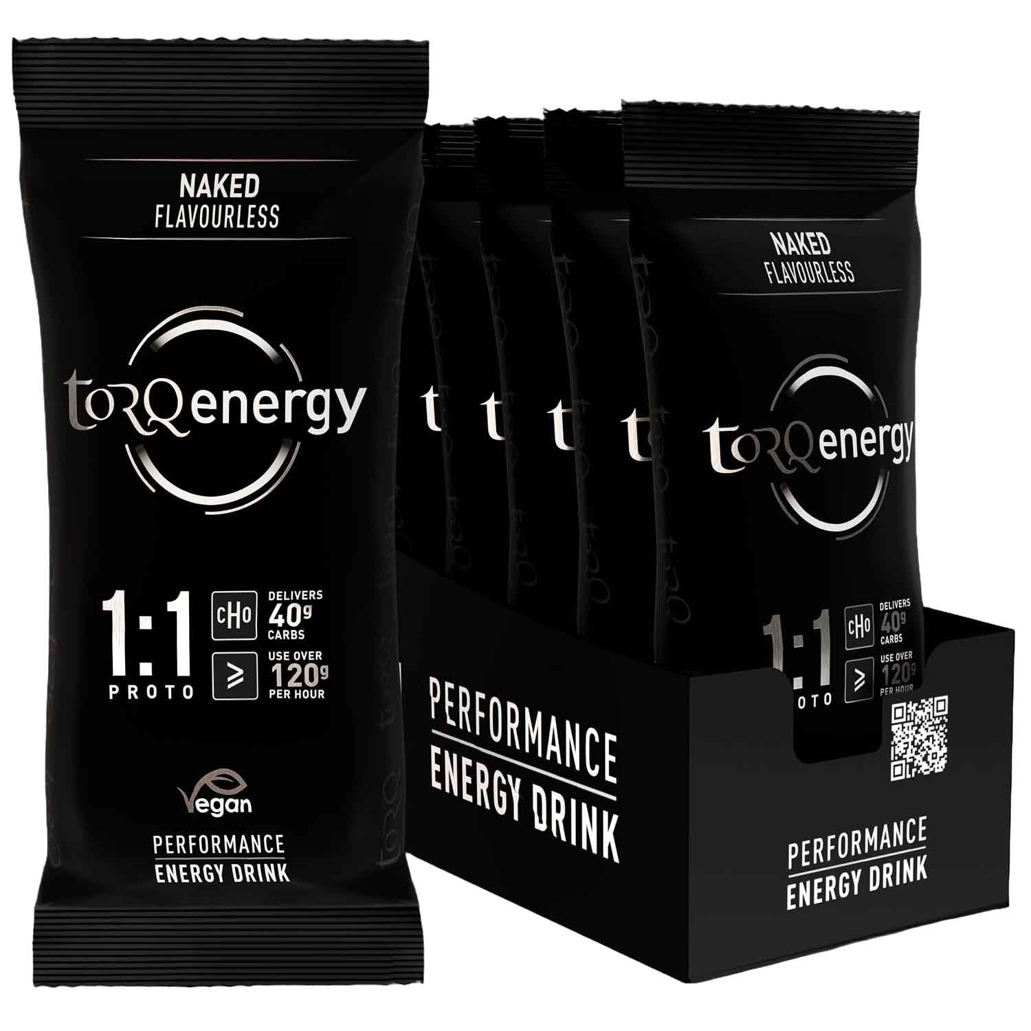 Torq 1:1 Naked Flavourless Single Serve Sachet Proto Energy (Box of 12)