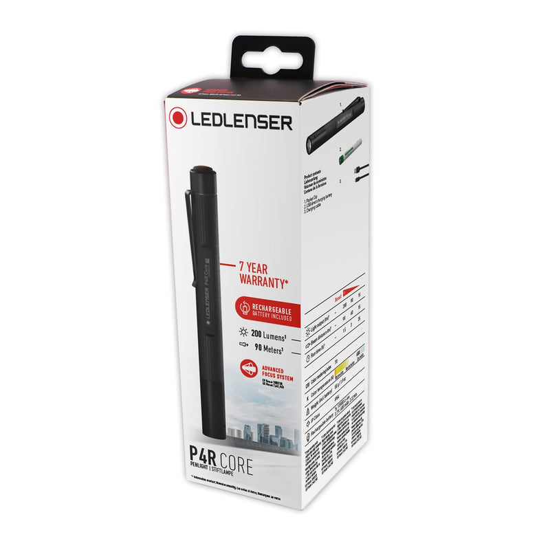 Ledlenser P4R Core Rechargeable Torch (200lm)