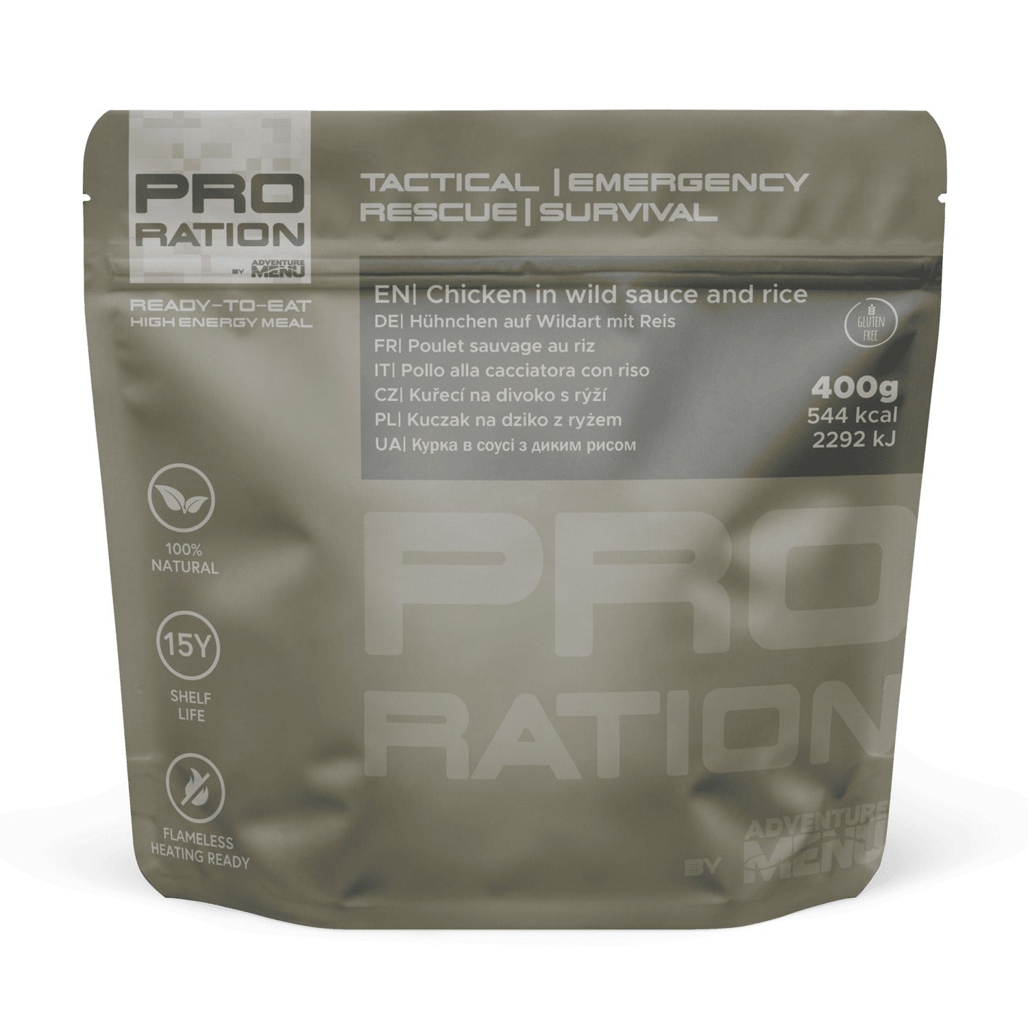 Pro Ration Emergency Food/Water Pack Menu II