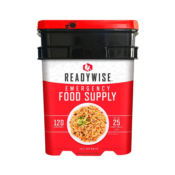 ReadyWise Emergency Food Supply - 120 Serving Entrée Vegetarian Meals