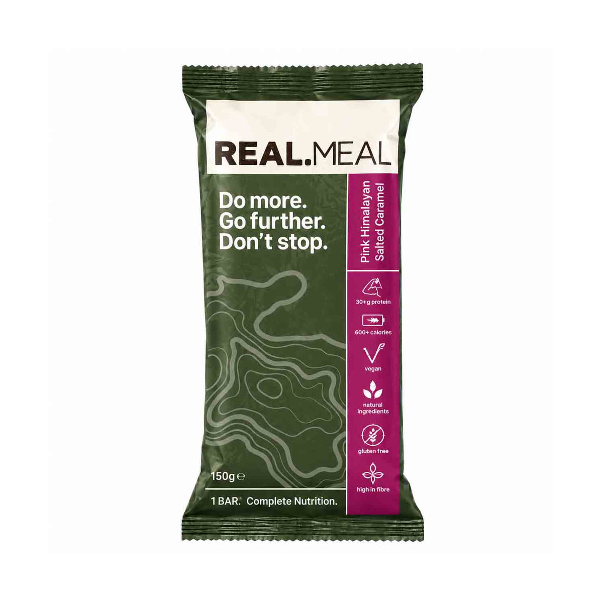 Real Meal Pink Himalayan Salted Caramel Bar