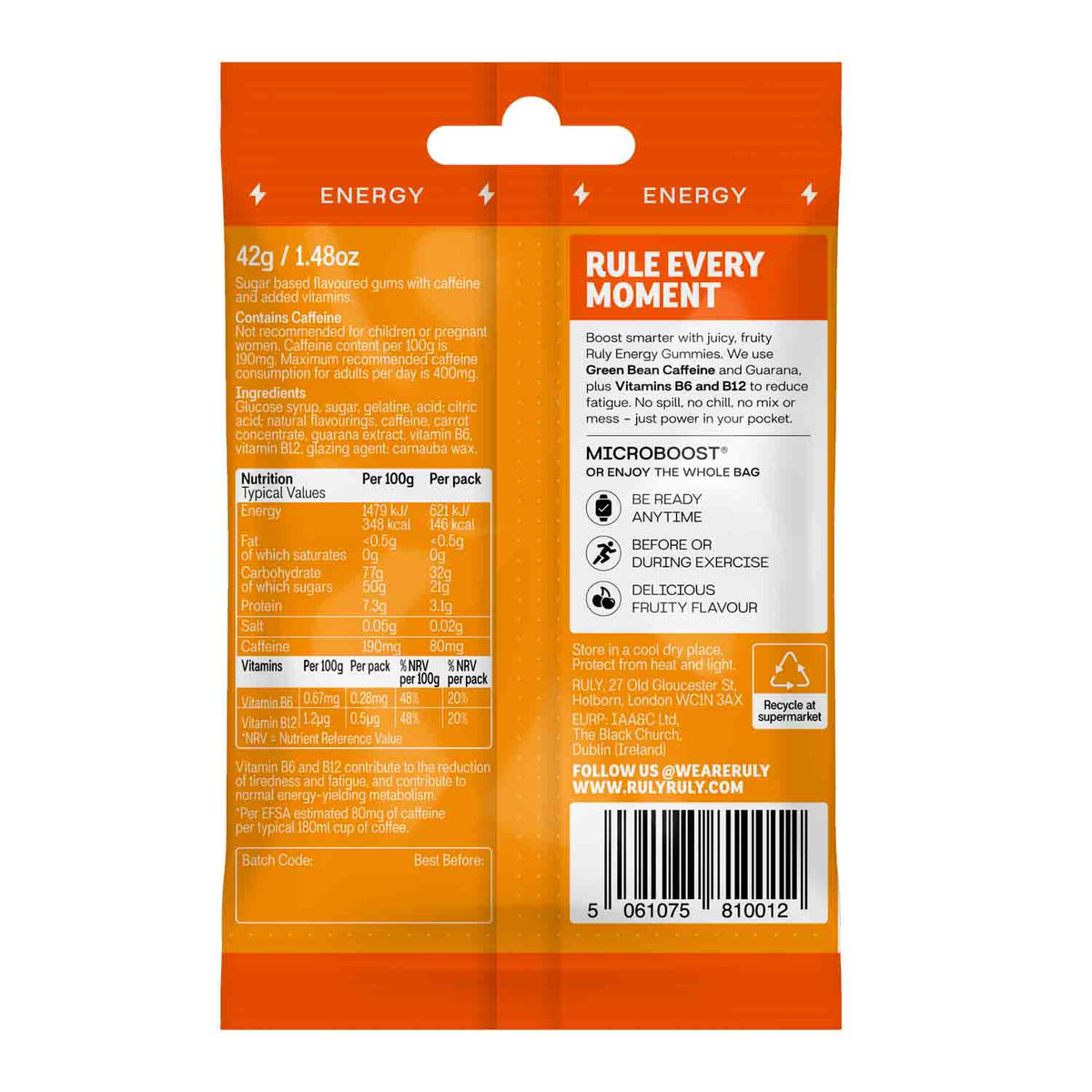 Ruly Energy Gummies (Berry Delicious)
