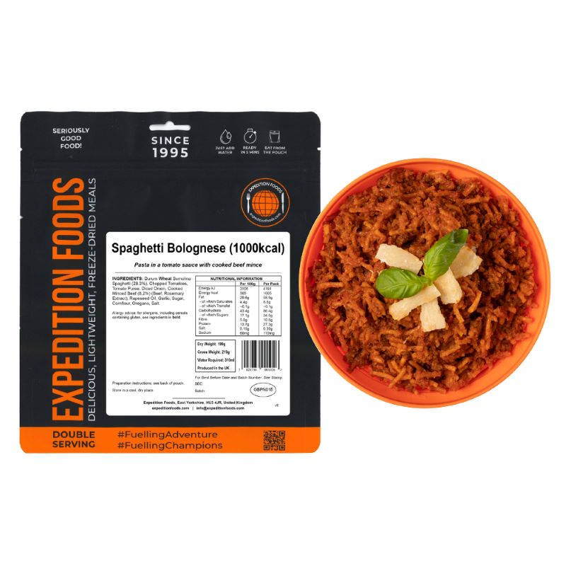 Expedition Foods Spaghetti Bolognese (1000Kcal)