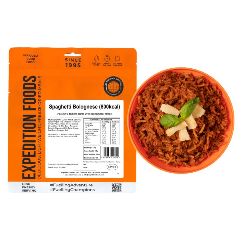 Expedition Foods Spaghetti Bolognese (High Energy)