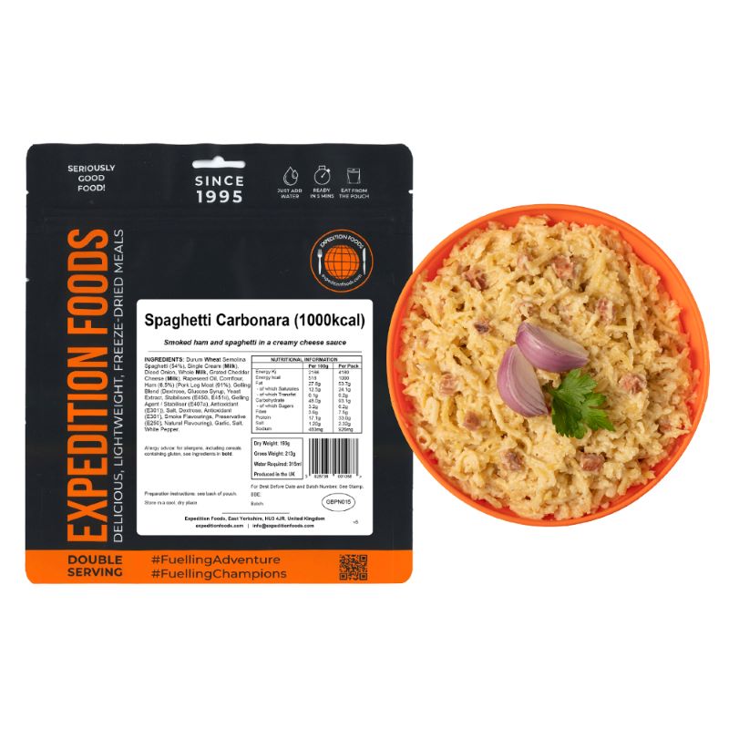 Expedition Foods Spaghetti Carbonara (1000Kcal)