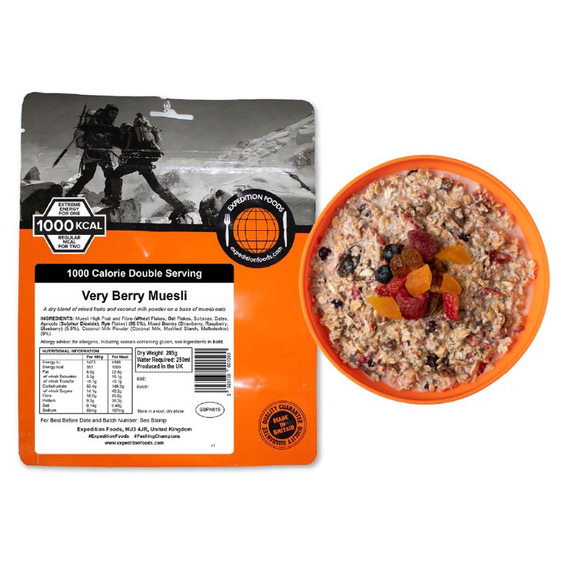 Expedition Foods Very Berry Muesli (1000 kcal)