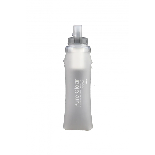 Pure Clear 500ml/1000ml Collapsible Squeeze Water Filter Bottle