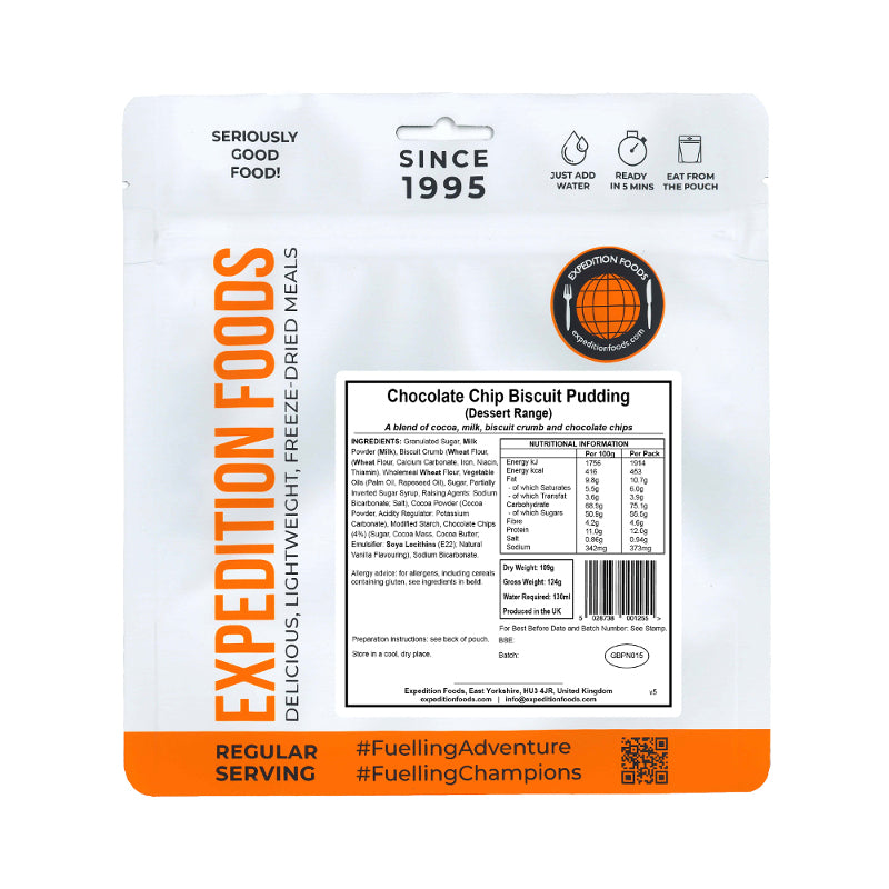 Expedition Foods Chocolate Chip Biscuit Pudding