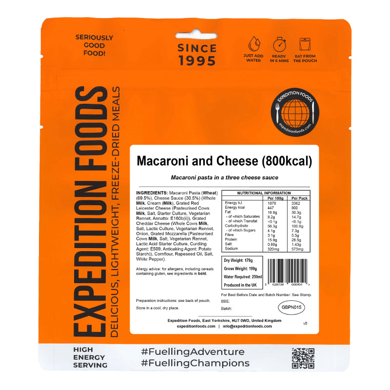 Expedition Foods Macaroni and Cheese (High Energy)