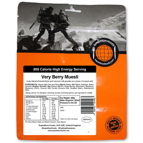 Expedition Foods Very Berry Muesli (High Energy)